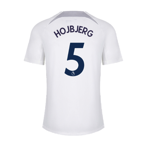 2022-2023 Tottenham CL Training Shirt (Salt) (HOJBJERG 5)
