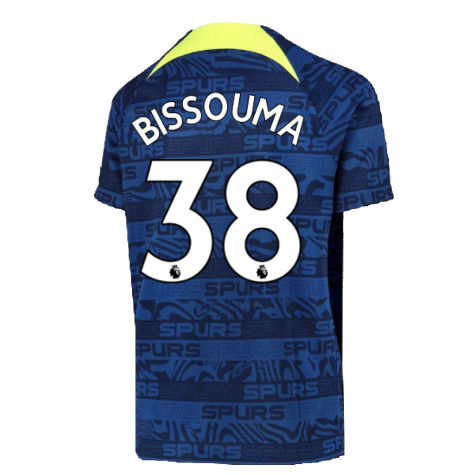 2022-2023 Tottenham Pre-Match Training Shirt (Indigo) (BISSOUMA 38)