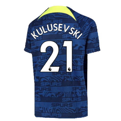 2022-2023 Tottenham Pre-Match Training Shirt (Indigo) (KULUSEVSKI 21)