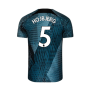 2022-2023 Tottenham Pre-Match Training Shirt (Rift Blue) (HOJBJERG 5)