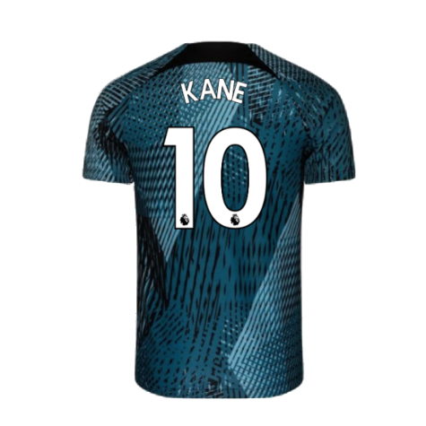 2022-2023 Tottenham Pre-Match Training Shirt (Rift Blue) (KANE 10)