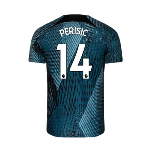 2022-2023 Tottenham Pre-Match Training Shirt (Rift Blue) (PERISIC 14)