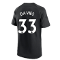 2022-2023 Tottenham Strike Training Shirt (Black) - Kids (DAVIES 33)