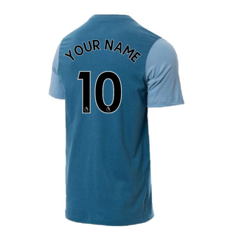 2022-2023 Tottenham Swoosh T-Shirt (Teal) (Your Name)