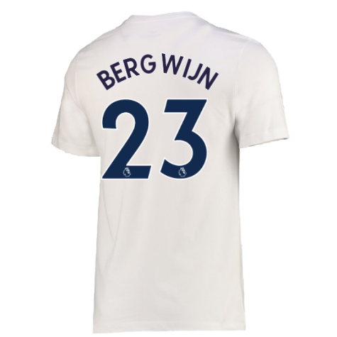 2022-2023 Tottenham Swoosh Tee (White) - Kids (BERGWIJN 23)