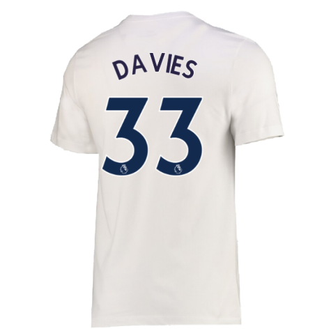 2022-2023 Tottenham Swoosh Tee (White) - Kids (DAVIES 33)