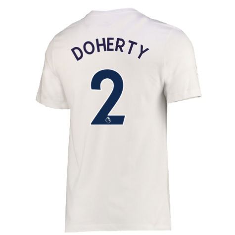 2022-2023 Tottenham Swoosh Tee (White) - Kids (DOHERTY 2)