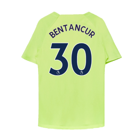 2022-2023 Tottenham Training Shirt (Volt) - Kids (BENTANCUR 30)
