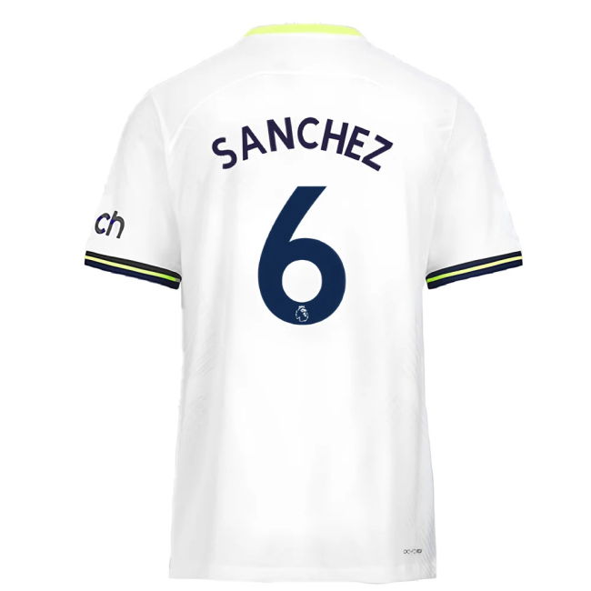 2022-2023 Tottenham Vapor Home Shirt (SANCHEZ 6)