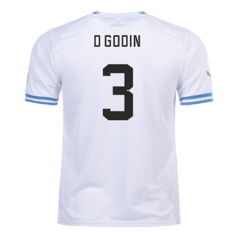 2022-2023 Uruguay Away Shirt (D Godin 3)