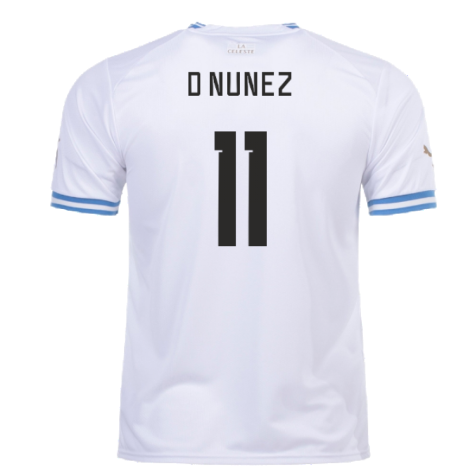 2022-2023 Uruguay Away Shirt (D Nunez 11)