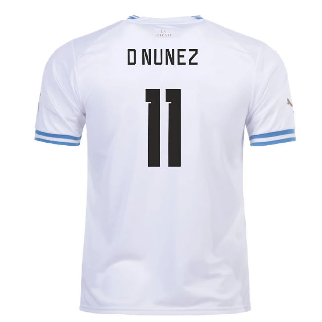 2022-2023 Uruguay Away Shirt (D Nunez 11)