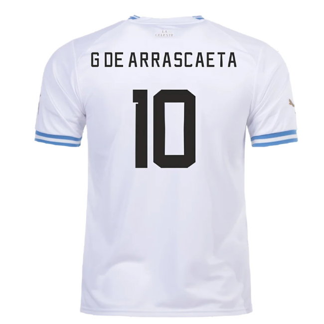 2022-2023 Uruguay Away Shirt (G De Arrascaeta 10)
