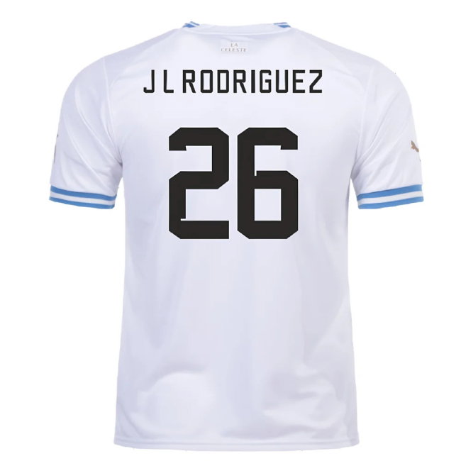 2022-2023 Uruguay Away Shirt (J L Rodriguez 26)