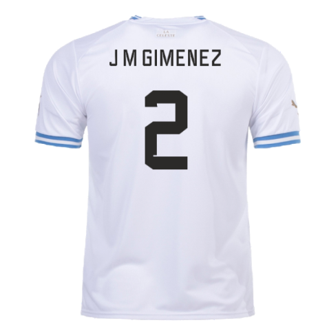 2022-2023 Uruguay Away Shirt (J M Gimenez 2)