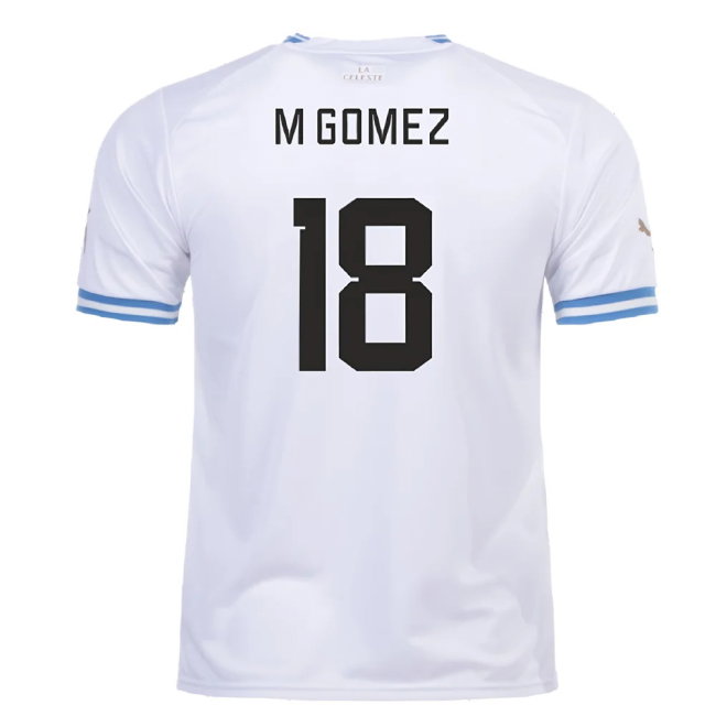 2022-2023 Uruguay Away Shirt (M Gomez 18)
