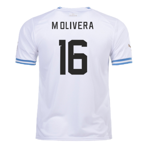 2022-2023 Uruguay Away Shirt (M Olivera 16)