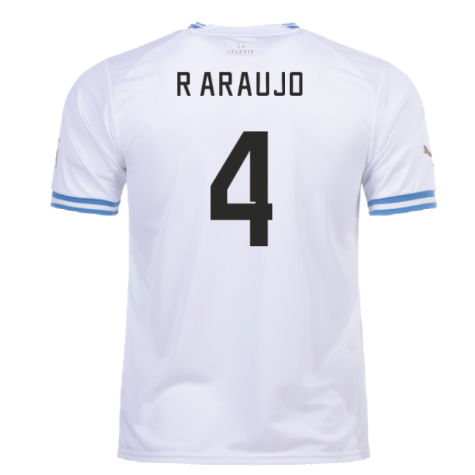 2022-2023 Uruguay Away Shirt (R Araujo 4)