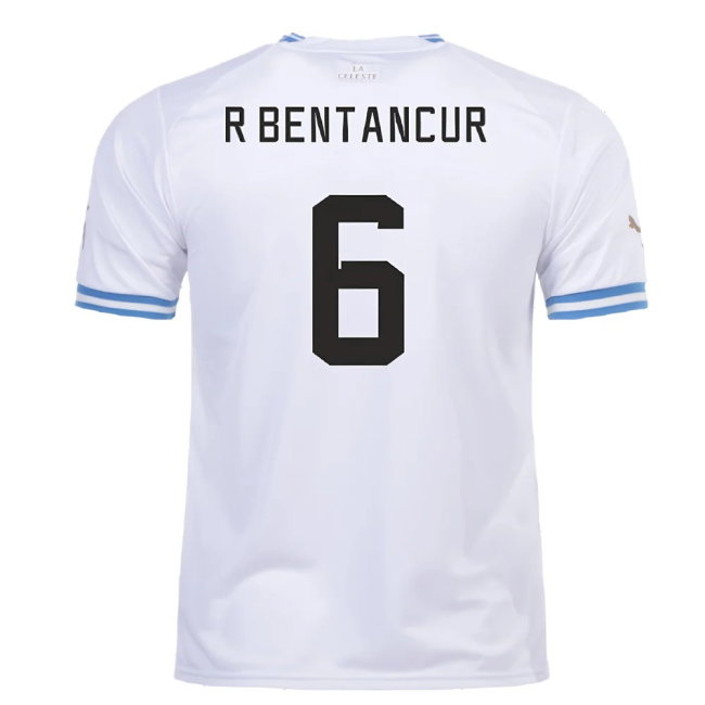 2022-2023 Uruguay Away Shirt (R Bentancur 6)