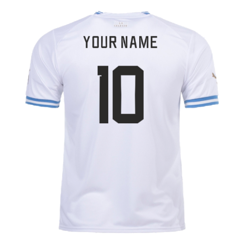 2022-2023 Uruguay Away Shirt (Your Name)