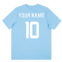 2022-2023 Uruguay FtblCore Tee (Blue) (Your Name)