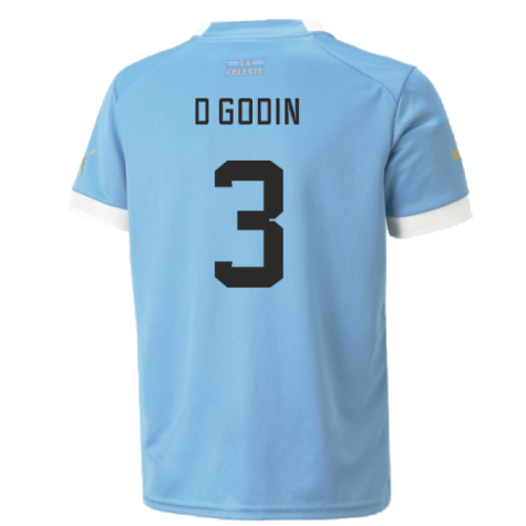 2022-2023 Uruguay Home Shirt (D Godin 3)