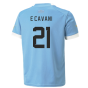 2022-2023 Uruguay Home Shirt (E Cavani 21)