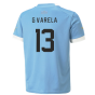2022-2023 Uruguay Home Shirt (G Varela 13)