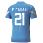 2022-2023 Uruguay Training Jersey (Blue) (E. CAVANI 21)