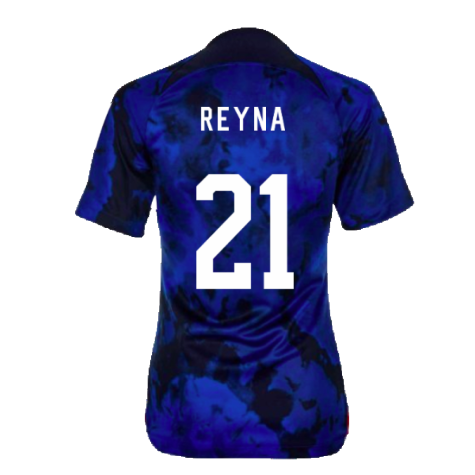 2022-2023 USA Away Football Shirt (Womens) (REYNA 21)