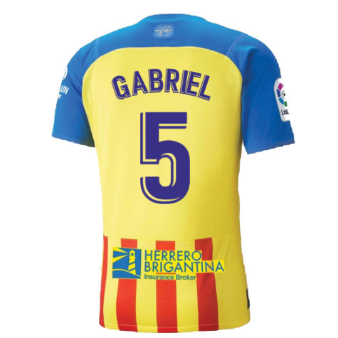 2022-2023 Valencia Third Shirt (GABRIEL 5)