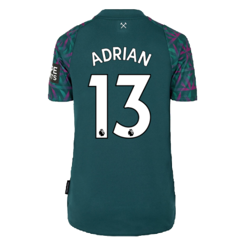 2022-2023 West Ham Home Goalkeeper Shirt (Kids) (ADRIAN 13)