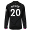2022-2023 West Ham Long Sleeve Away Shirt (BOWEN 20)