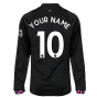 2022-2023 West Ham Long Sleeve Away Shirt (Your Name)