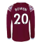 2022-2023 West Ham Long Sleeve Home Shirt (BOWEN 20)