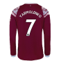 2022-2023 West Ham Long Sleeve Home Shirt (YARMOLENKO 7)