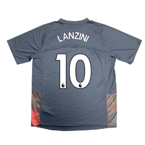 2022-2023 West Ham Training Jersey (S) - Blue Glow (LANZINI 10)