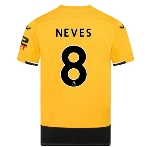 2022-2023 Wolves Home Shirt (NEVES 8)
