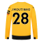 2022-2023 Wolves Long Sleeve Home Shirt (J MOUTINHO 28)