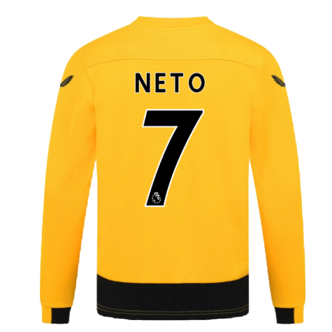 2022-2023 Wolves Long Sleeve Home Shirt (Kids) (NETO 7)