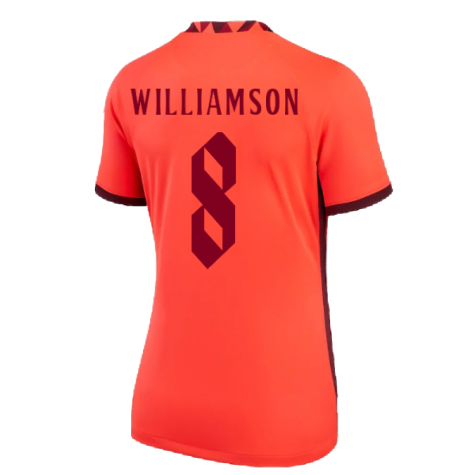 2022 England Away Shirt (Ladies) (WILLIAMSON 8)