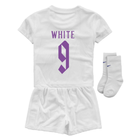 2022 England Little Boys Home Kit (WHITE 9)