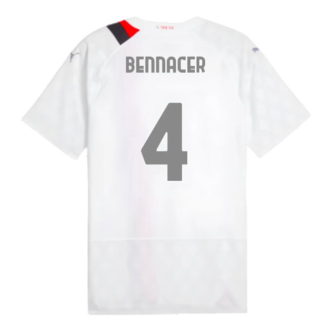2023-2024 AC Milan Away Authentic Shirt (Bennacer 4)