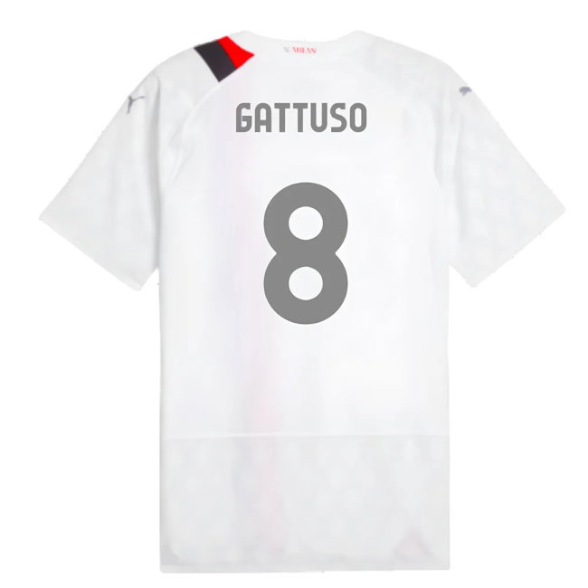 2023-2024 AC Milan Away Authentic Shirt (Gattuso 8)