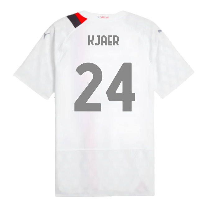 2023-2024 AC Milan Away Authentic Shirt (Kjaer 24)