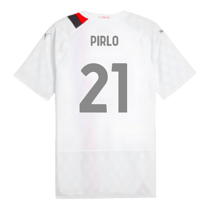 2023-2024 AC Milan Away Authentic Shirt (Pirlo 21)