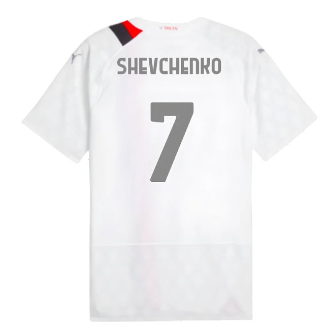 2023-2024 AC Milan Away Authentic Shirt (Shevchenko 7)
