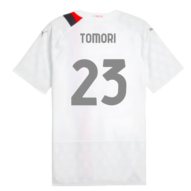 2023-2024 AC Milan Away Authentic Shirt (Tomori 23)
