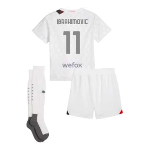 2023-2024 AC Milan Away Mini Kit (Ibrahimovic 11)