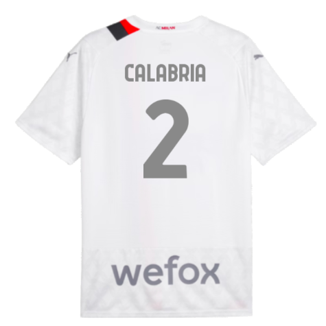 2023-2024 AC Milan Away Shirt (Calabria 2)